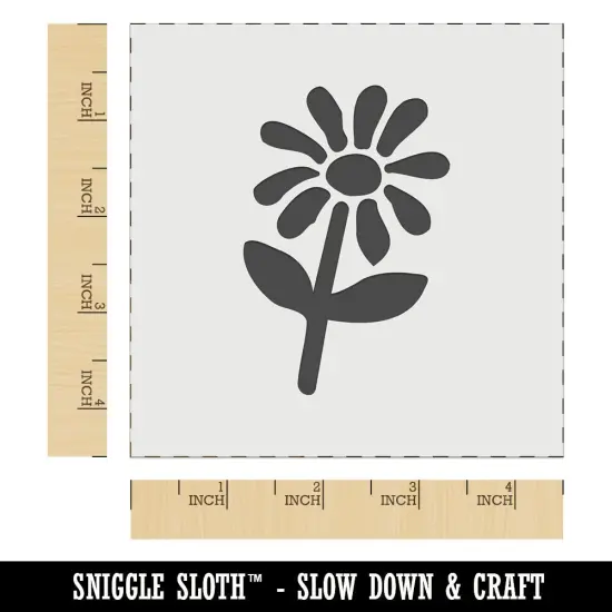 Daisy Flower Sketch Wall Cookie DIY Craft Reusable Stencil {7}