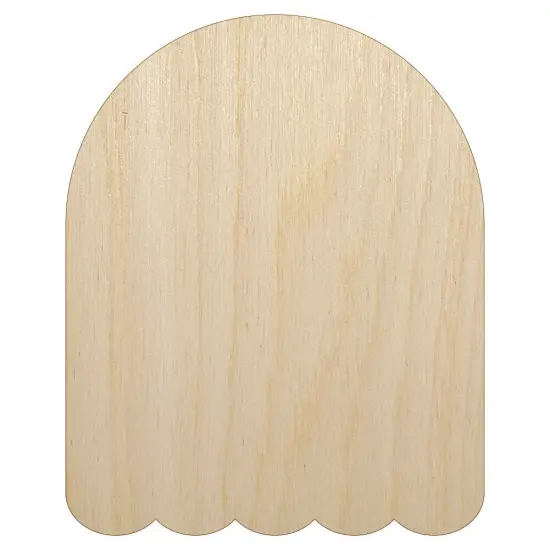 Ghost Solid Halloween Unfinished Wood Shape Piece Cutout for DIY Craft Projects {2}
