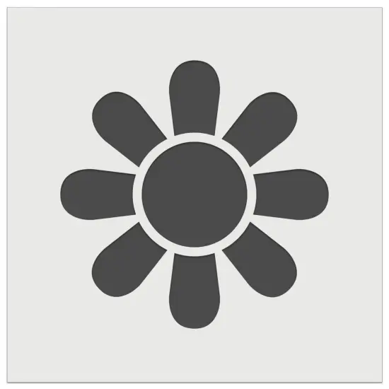 Daisy Flower Wall Cookie DIY Craft Reusable Stencil {7}