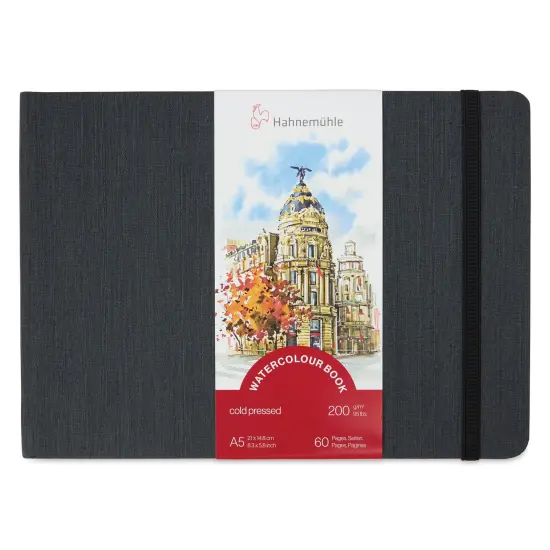 Hahnem&uuml;hle Akademie Aquarell Watercolor Book - 5-3/4" x 8" {1}