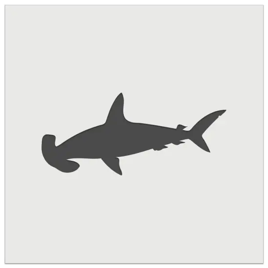 Hammerhead Shark Solid Wall Cookie DIY Craft Reusable Stencil {2}