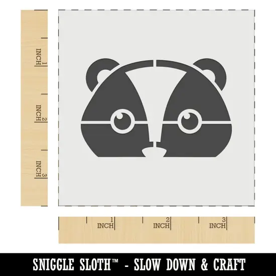 Peeking Skunk Wall Cookie DIY Craft Reusable Stencil {5}