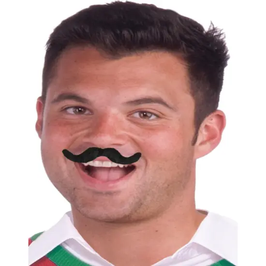 Black Scoundrel Gentlemen Cowboy November Costume Accessory Moustaches {1}