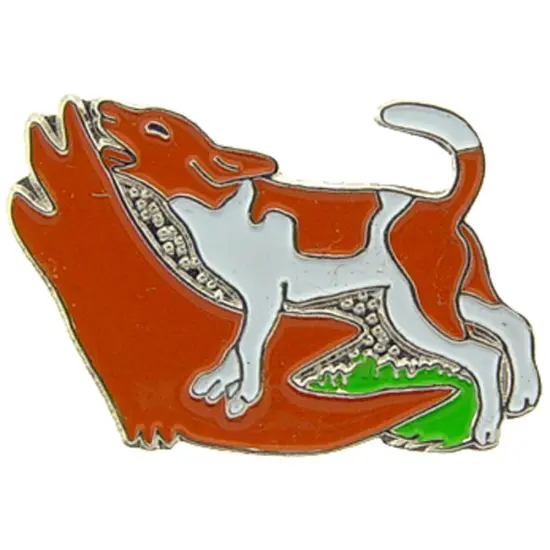 Treeing Walker Pin 1" {1}