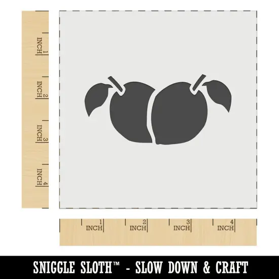 A Pair of Lemons Wall Cookie DIY Craft Reusable Stencil {6}