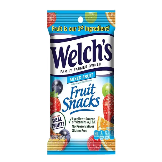 Fruit Snacks, Mixed Fruit, Gluten Free, 5 oz Bags (Case of 12) {1}