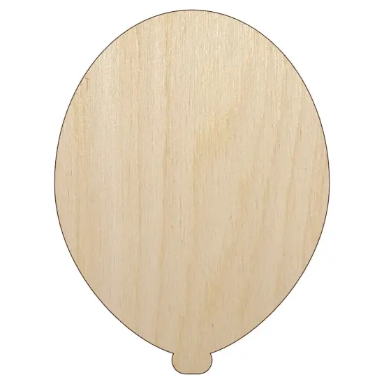 Balloon Party Birthday Unfinished Wood Shape Piece Cutout for DIY Craft Projects {1}