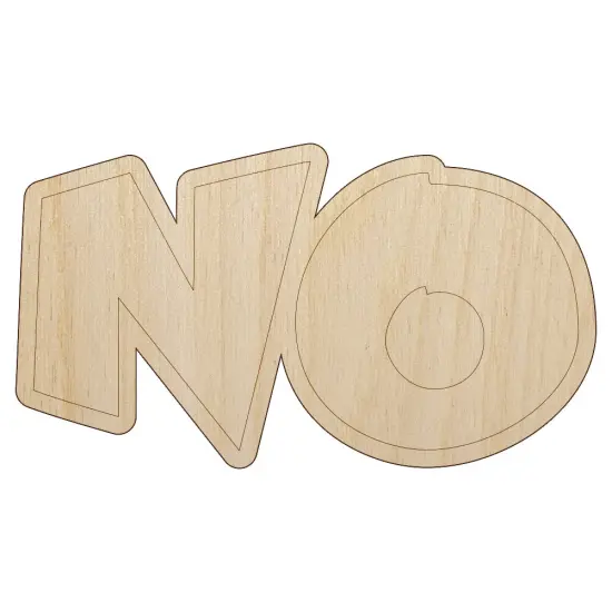 No Text Unfinished Wood Shape Piece Cutout for DIY Craft Projects {1}