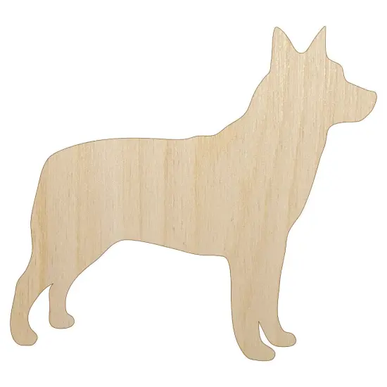 Australian Cattle Dog Solid Unfinished Wood Shape Piece Cutout for DIY Craft Projects {1}