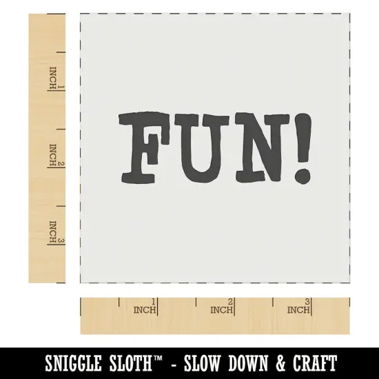Fun Bold Text Wall Cookie DIY Craft Reusable Stencil {5}