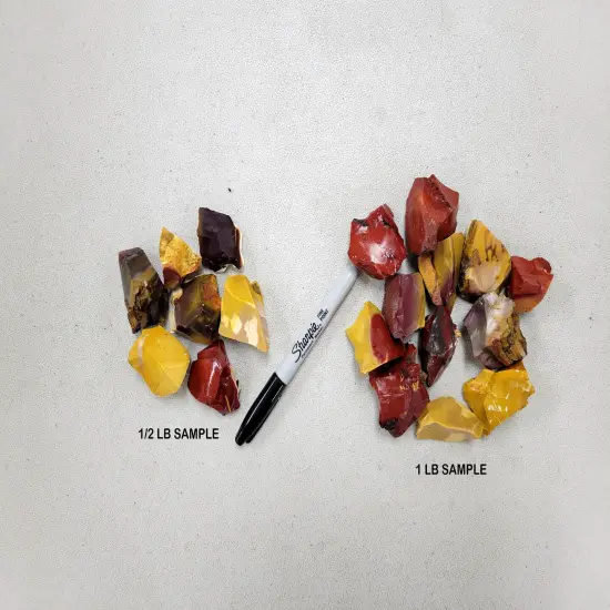Rough Mookaite Jasper Crystal Stones - Bulk Raw Crystals {4}