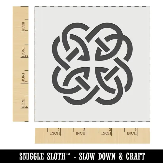 Clover Irish Celtic Knot Wall Cookie DIY Craft Reusable Stencil {7}