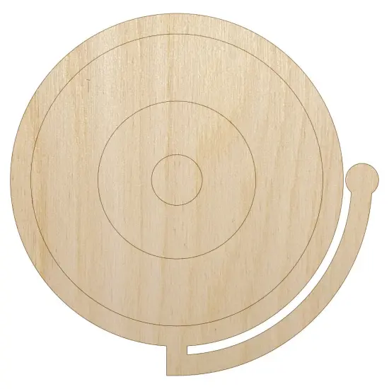 Fire Alarm Fireman Firefighter Unfinished Wood Shape Piece Cutout for DIY Craft Projects {2}