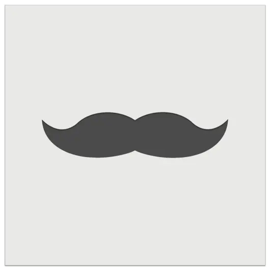 Mustache Solid Wall Cookie DIY Craft Reusable Stencil {7}