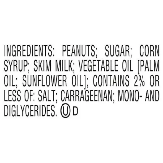 Peanut and Caramel King Size Candy, Gluten Free, 3.4 oz (Case of 18) {3}