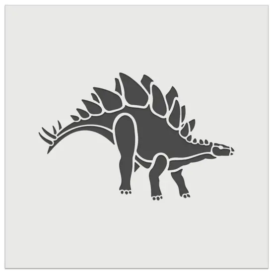 Stegosaurus Dinosaur Wall Cookie DIY Craft Reusable Stencil {2}
