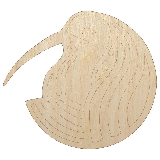 Thoth Head Egyptian God of Knowledge Unfinished Wood Shape Piece Cutout for DIY Craft Projects {7}