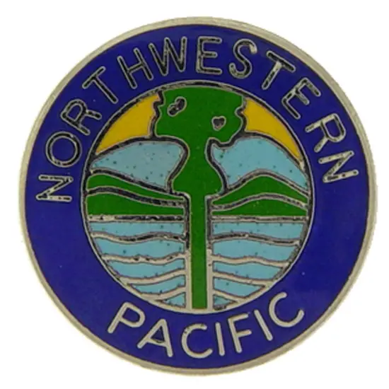 NorthWestern Pacific Railroad Pin 1" {1}