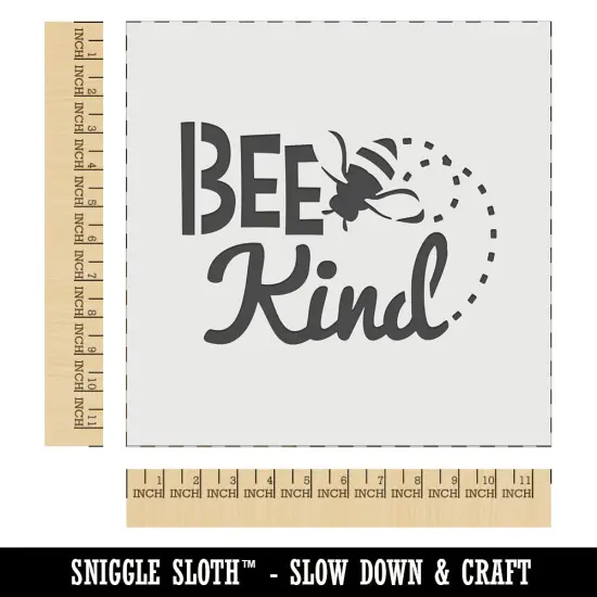 Bee Kind Honey Insect Wall Cookie DIY Craft Reusable Stencil {1}