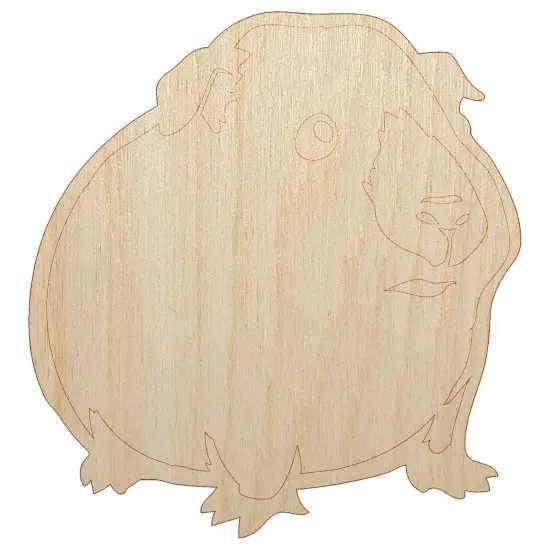 Sweet Himalayan Guinea Pig Unfinished Wood Shape Piece Cutout for DIY Craft Projects {7}