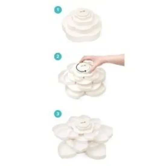 STORAGE - We R Memory Keepers - BLOOM Embellishment Storage WHITE 660492 {3}