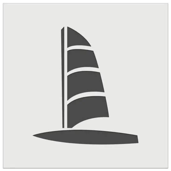 Windsurfing Doodle Wall Cookie DIY Craft Reusable Stencil {7}