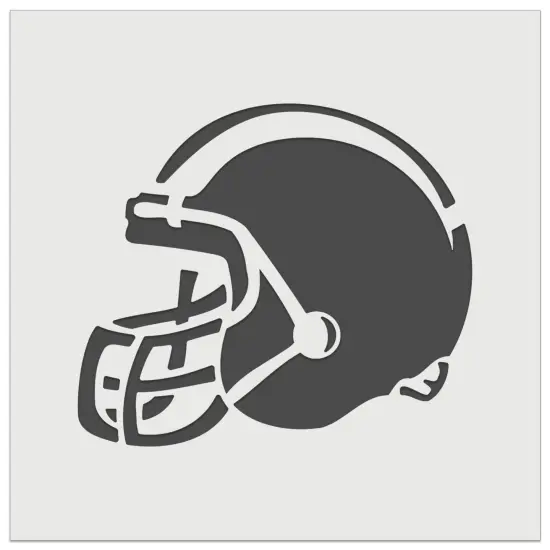 American Football Helmet Sports Wall Cookie DIY Craft Reusable Stencil {7}