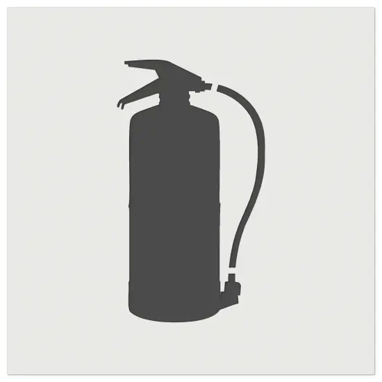 Fire Extinguisher Solid Wall Cookie DIY Craft Reusable Stencil {7}