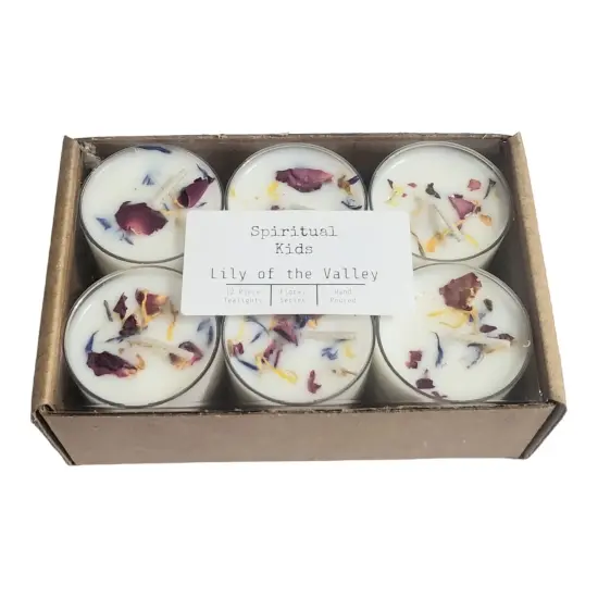Lily of the Valley Soy Tealights Hand Poured with Fragrant/Essential Oils! | Wedding Favors {3}