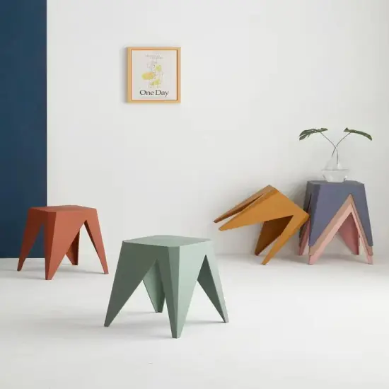 ISL Furnishings InterSpaceLiving Zuho Multi-USe Stool (2, Black) {4}