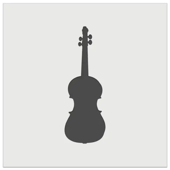 Violin Music Instrument Silhouette Wall Cookie DIY Craft Reusable Stencil {7}