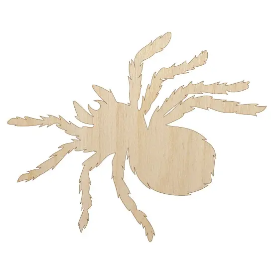 Tarantula Spider Solid Unfinished Wood Shape Piece Cutout for DIY Craft Projects {1}