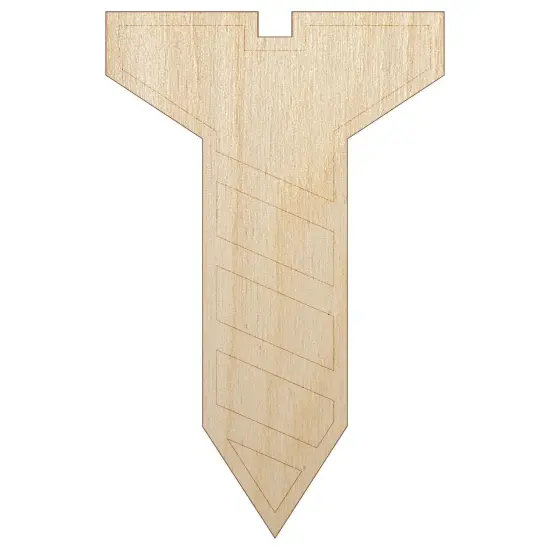 Flat Head Screw Unfinished Wood Shape Piece Cutout for DIY Craft Projects {7}