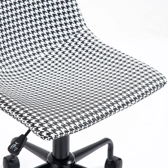 ISL Furnishings InterSpaceLiving Print Desk Chair (Houndstooth Vinyl/Black) {4}
