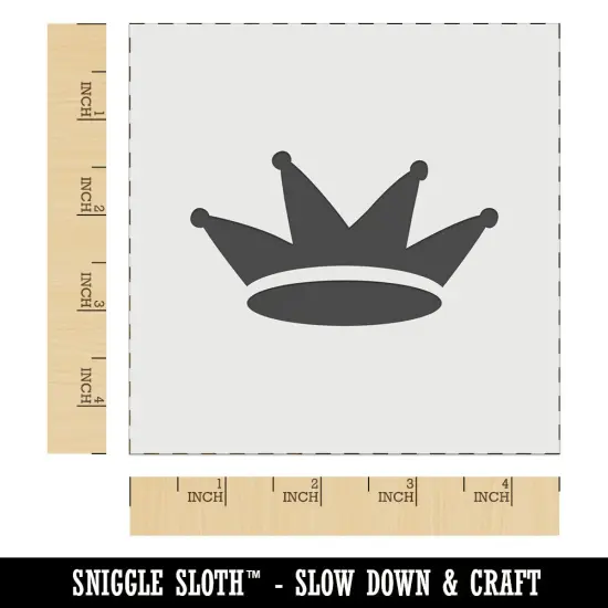 Jester Crown Hat Wall Cookie DIY Craft Reusable Stencil {6}