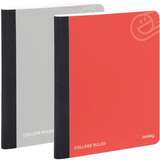 Enday C/R 100 Ct. Composition Book Red {5}