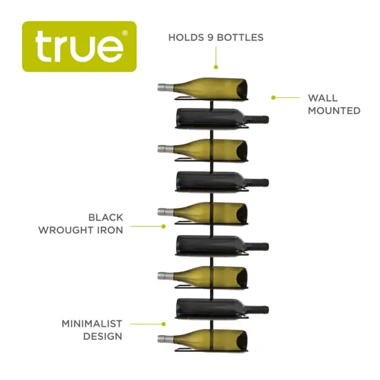 Align Wall-Mounted Wine Rack {3}
