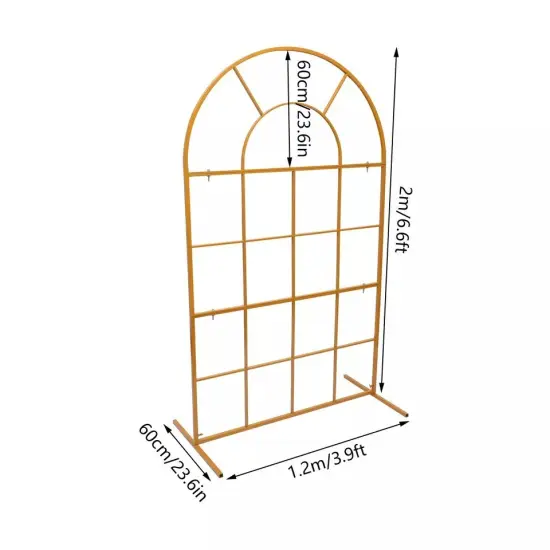 Floral Display Frame Arch Backdrop Stand Party Event Decorations Metal Frame {5}