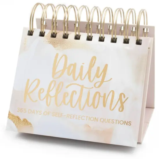 bloom daily planners Inspirational Perpetual Desk Easel, Daily Reflection Questions {1}