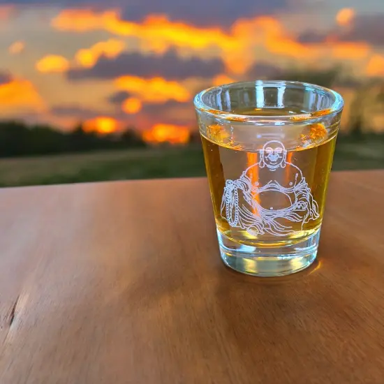 2oz Buddha Shot Glass {7}