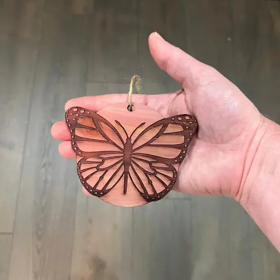Monarch - Cedar Ornament butterfly {6}