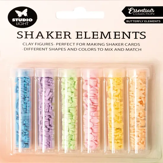 Studio Light Essential Shaker Elements 6/Pkg-Nr. 12, Butterfly Elements {1}