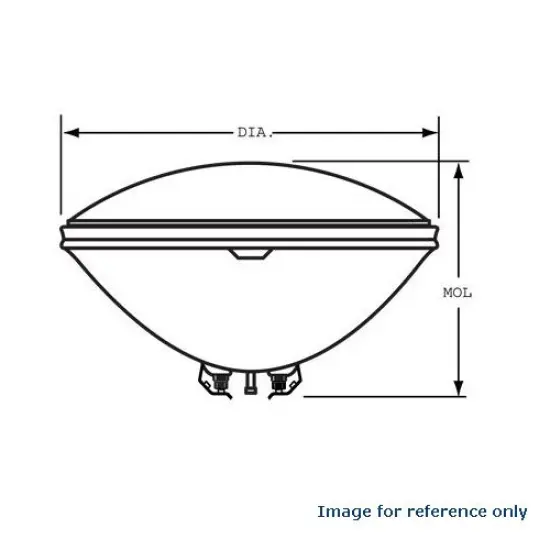 GE 4635 - 33284450w 16.5v PAR46 G53 Sealed Beam Aviation Aircraft Light Bulb {2}