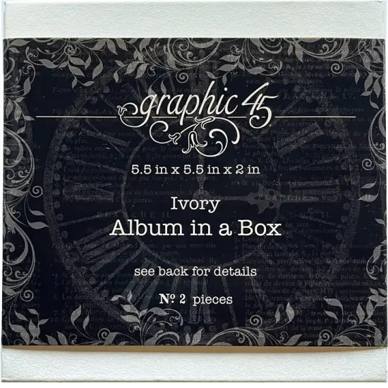 Graphic 45 Staples Album In A Box-Ivory {1}