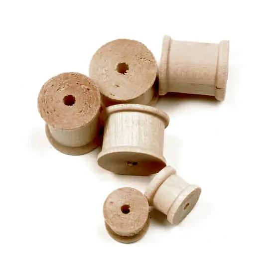 Dixon Wooden Craft Spools - 144 Pieces {4}