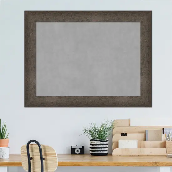 Dappled Wood Framed Magnetic Board Dappled Light Bronze {5}