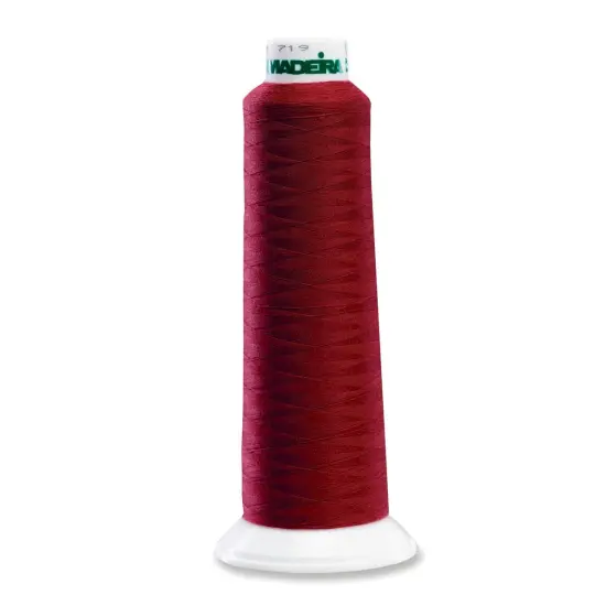 Aerolock Polyester Serger Thread --- 2,000 Yds --- Burgundy Color -- Ref. # 8811 by Madeira&reg; {1}