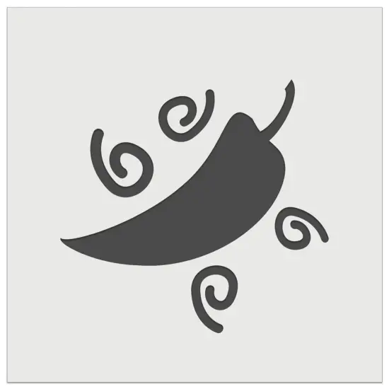 Chili Pepper with Swirls Fiesta Wall Cookie DIY Craft Reusable Stencil {2}