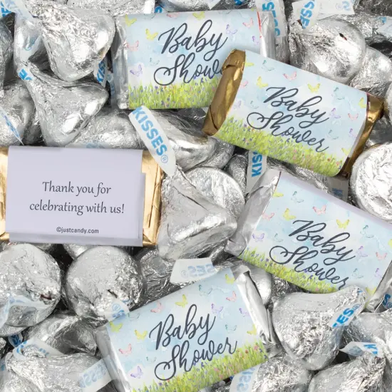116 Pcs Baby Shower Candy Party Favors Hershey's Miniatures & Kisses - Jungle Animals {1}