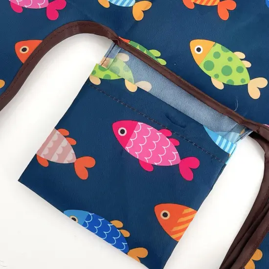 Wrapables JoliBag Collection Reusable Shopping Bag (Set of 2) Rainbow Fishies {4}